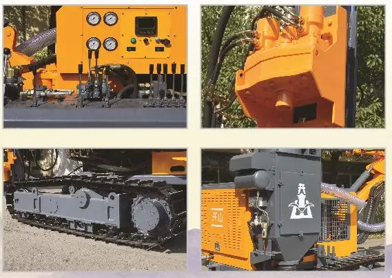 Kaishan Kg430s High Pressure Hydraulic Type Borehole Drilling Rig for Open-Pit Mining Road Building Tunnel Digging