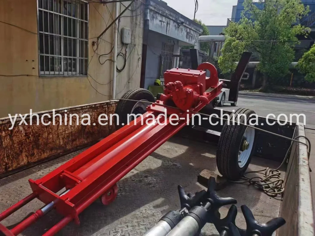 20m Portable Rock Drilling Machine Mine Drilling Rig Blast Hole Used for Slope Protection in Philippines