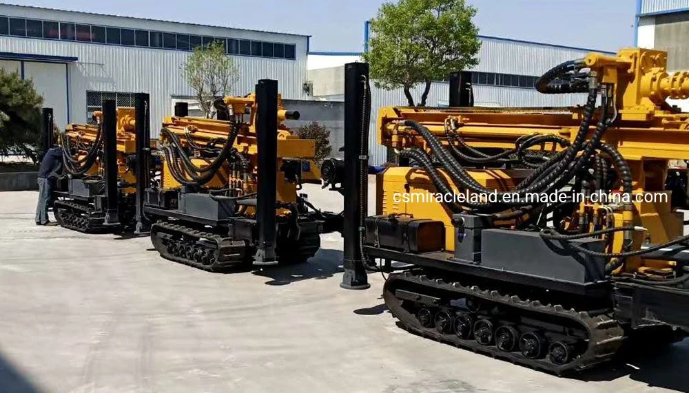 180m Portable Crawler Full Hydraulic Rotary DTH Rock Borehole Drill Machine/Air Hammer Water Well Drilling Rig for Sale