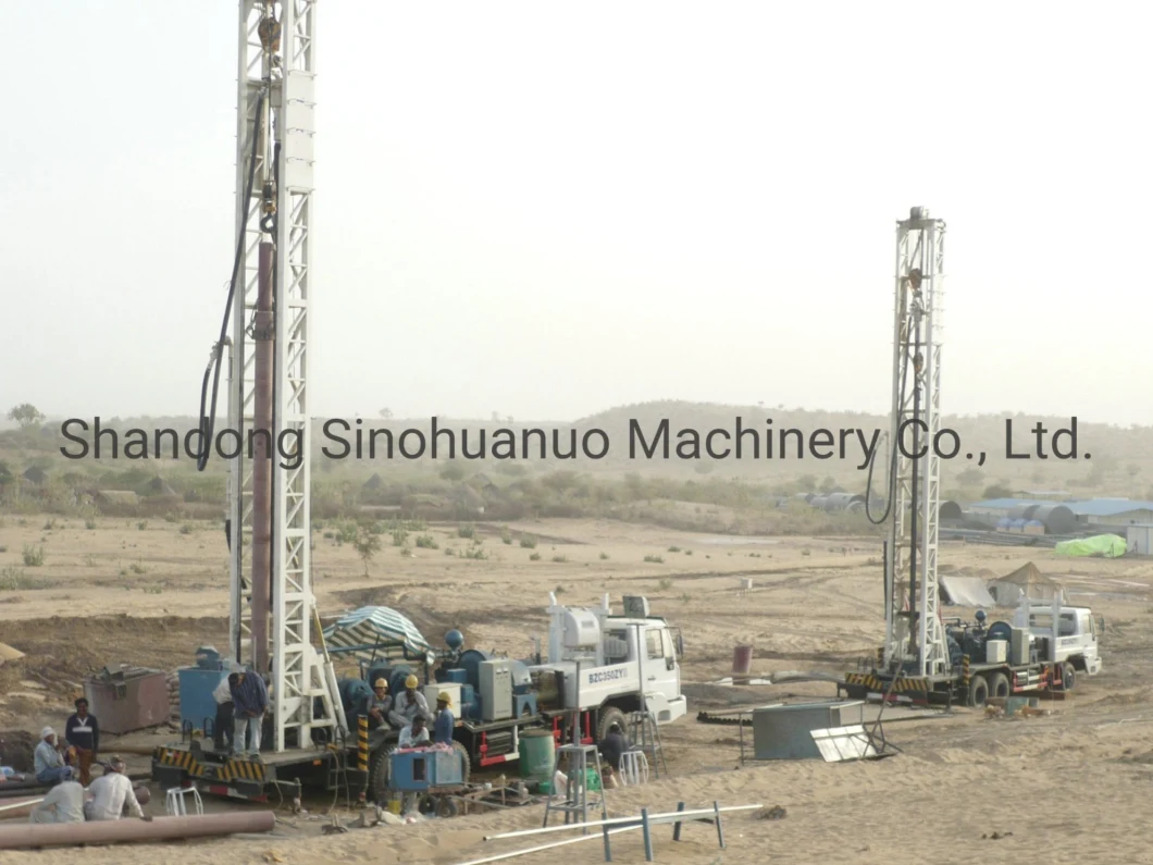 400m Truck Mounted Rotary Drilling Rig with Mud Pump