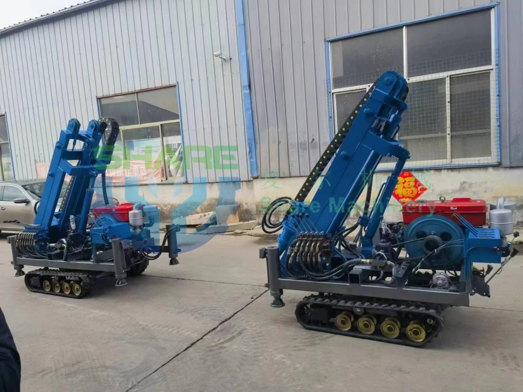 Rotary Guardrail Pile Driver Electric Ground Screw Pile Driving Machine