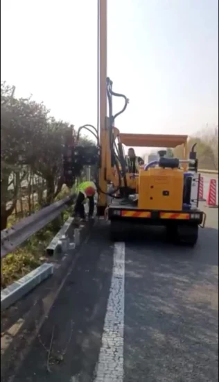 Le conducteur hélicoïdal de construction de garde-corps de route peut visser Pilling tirant la pile