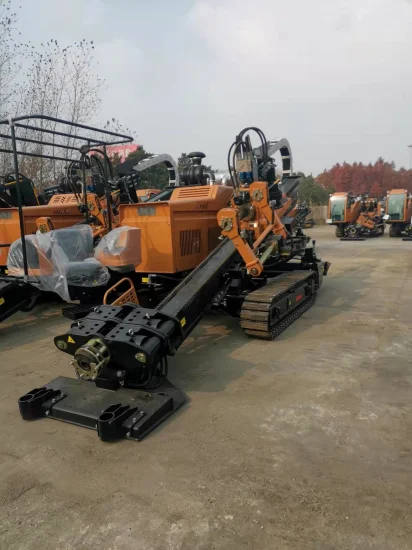 Plate-forme de forage directionnel horizontal vers l'avant de tunnel de passage souterrain